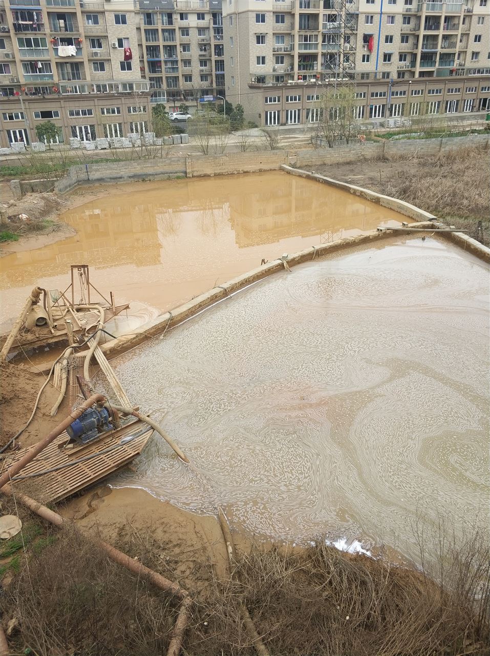 泰兴沉淀池淤泥清理-厂区废水池淤泥清淤